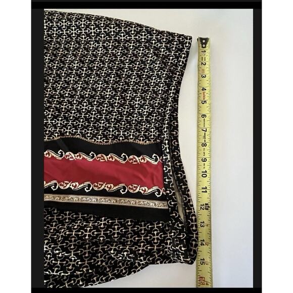 TALBOT’S Equestrian Engineered Print Wrap Skirt Long Size Medium NWOT - Picture 6 of 9